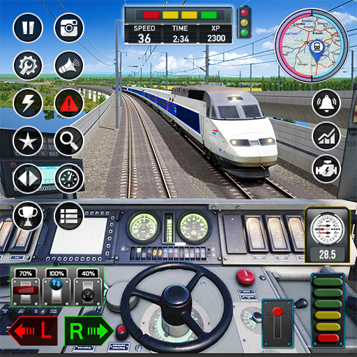 tren de la ciudad juego 3d