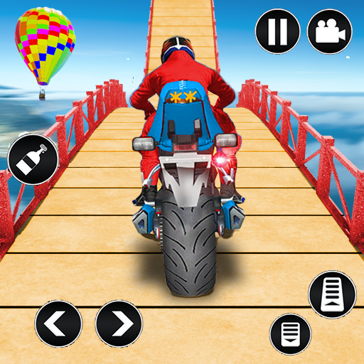 Mega Ramp Bike Stunt Games 3D