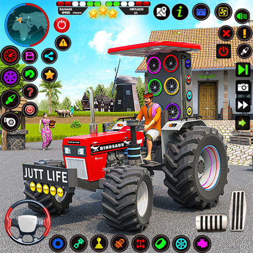 Echt Indiaas Tractorspel 3d