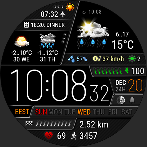 Wetter Zifferblatt W6