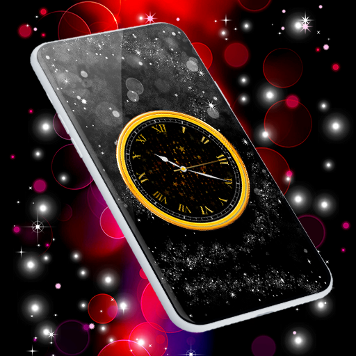 Black Clock Live Wallpaper