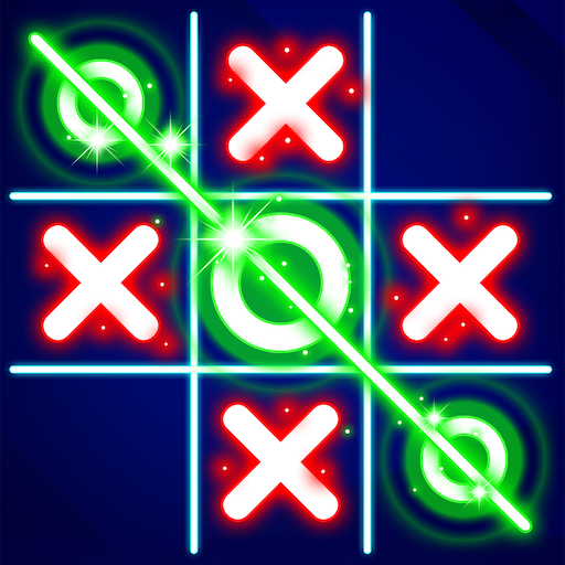 Tic Tac Toe Cahaya Xs dan Os