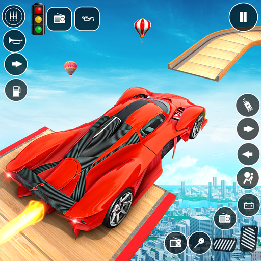 Superhero Car Mega Ramp Game