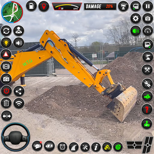 nieve excavador juego jcb