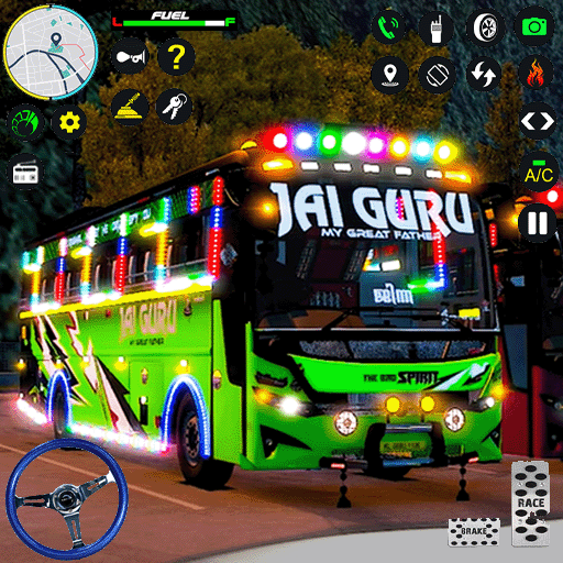 dirigir ônibus de ônibus 3d