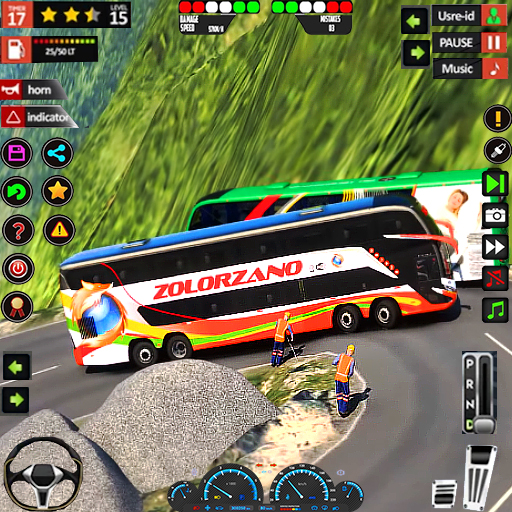 Offroad-Busfahren 3D-Spiele