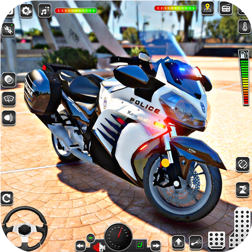 Police Bike Chase jeu 3d