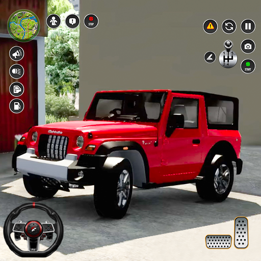 game mengemudi aksi jeep prado