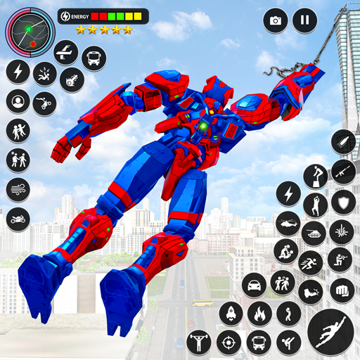 Spider Robot Fight Hero Games