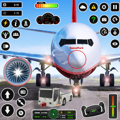 pilote simulateur: avion Jeu