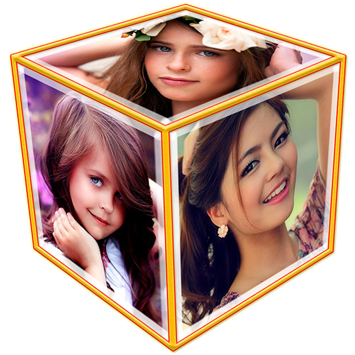 3D Photo Frame Cube Live Wallp