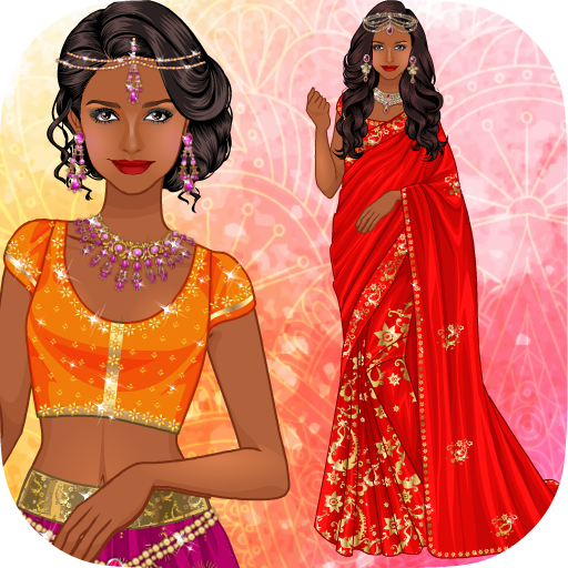 Indian Sari dress up