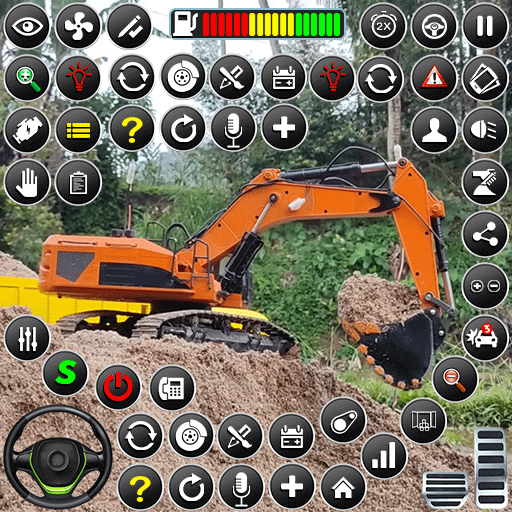 Sand Excavator JCB Truck 3D