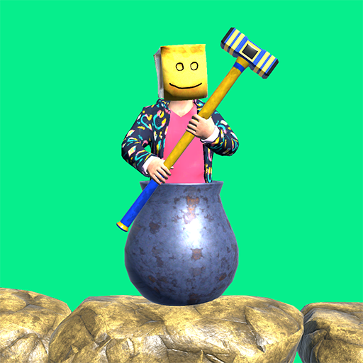 Pot Man Hammer Climber Game