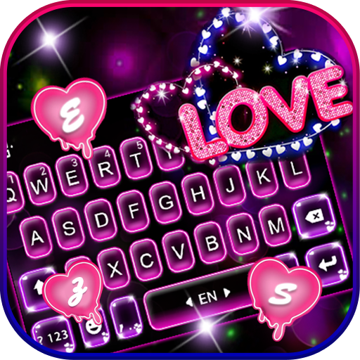 Teclado Neon Love