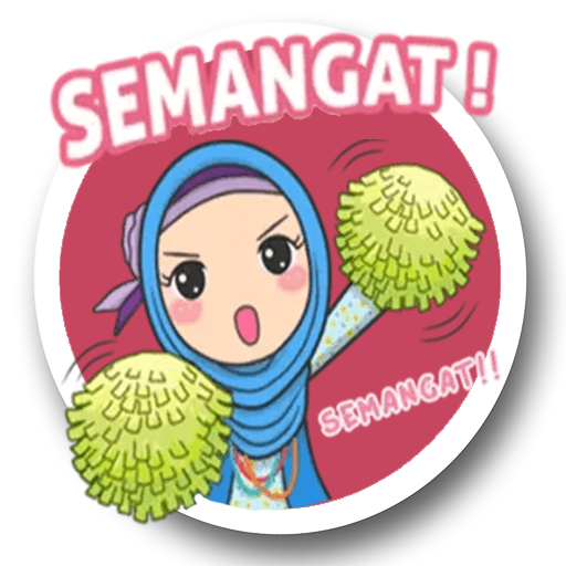 Cute Hijab Muslimah Stickers