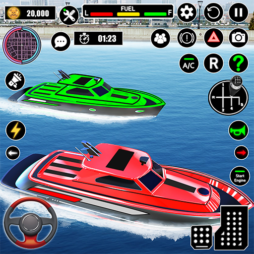 Jet Ski Tekne Yarışı Oyunu 3D