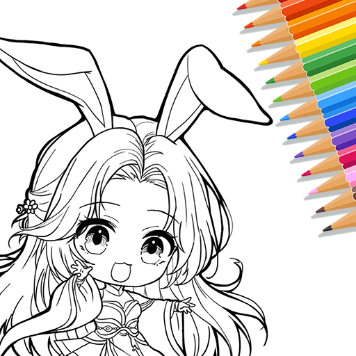 Cute Drawing : Anime Color Fan