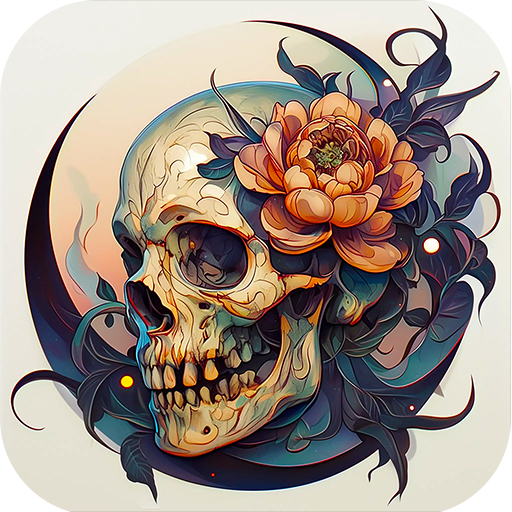 Dark Skeleton Color by number