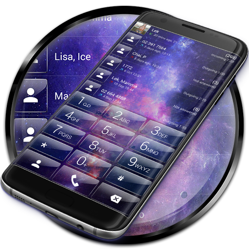 Dialer Theme GlassGalaxy drupe