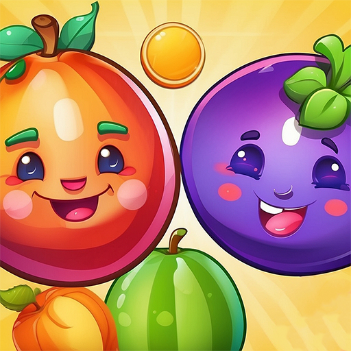 Merge Fruits Drop Puzzle Game