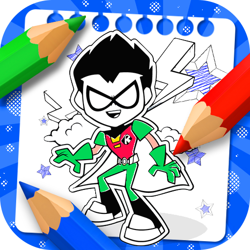 Teen Titans coloring cartoon