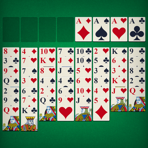 FreeCell Solitär Kartenspiel