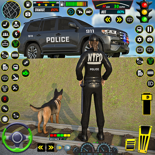 Simulator Kereta Polis Amerika