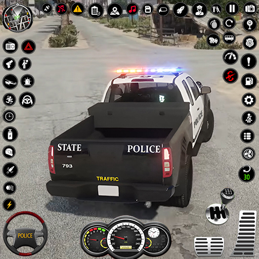 Politiebusje Misdaad Sim-Spel