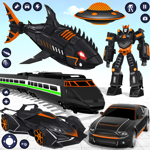 jeu transform robot requin