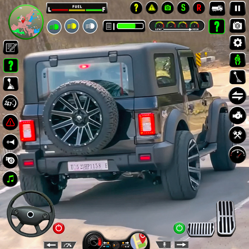 prado jeep araba sürüş sim