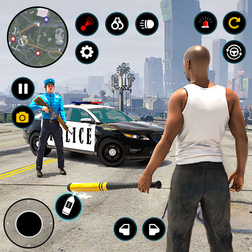 Police sim juegos de ladrones