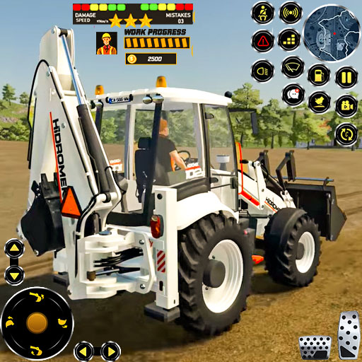 simulateur de jeu de pelle jcb