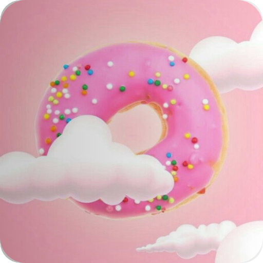 Cute Donut Wallpaper HD 4K