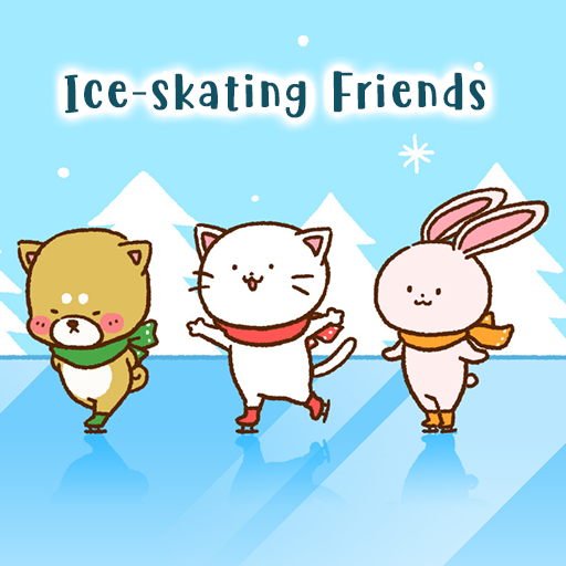 Ice-skating Friends Tema