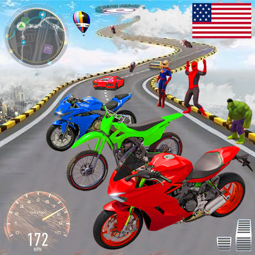 GT Moto Stunts 3D: Juegos de