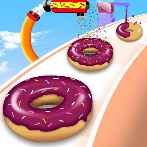 Kuchenstapel 3D-Donut-Kuchen