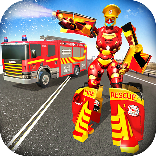 Firefighter Robot Rescue Hero