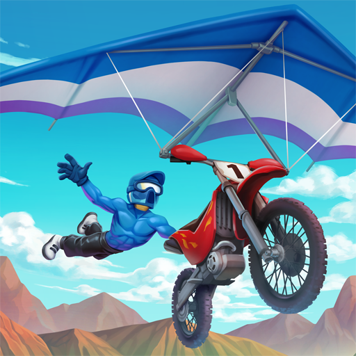 Airborne Motocross Bike Racing